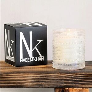 NWB Naeem Khan Rose Candle Chic Decor-NEW!